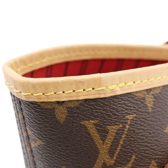 Louis Vuitton  Neverfull MM Monogram Canvas Tote Bag Brown - Picture 10 of 12